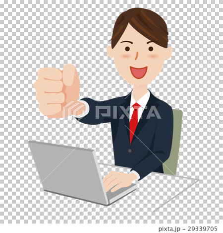 ビジネスマン　デスクワーク 29339705