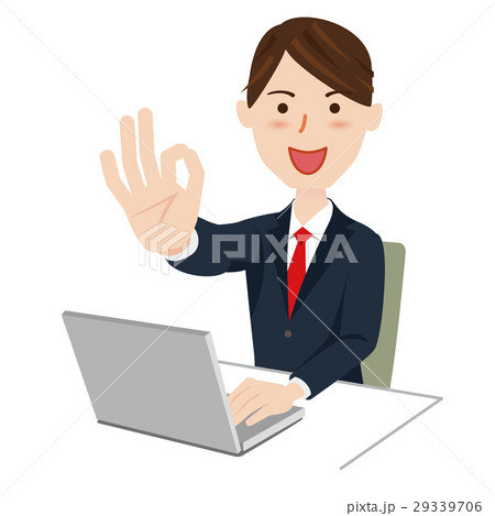 ビジネスマン　デスクワーク 29339706
