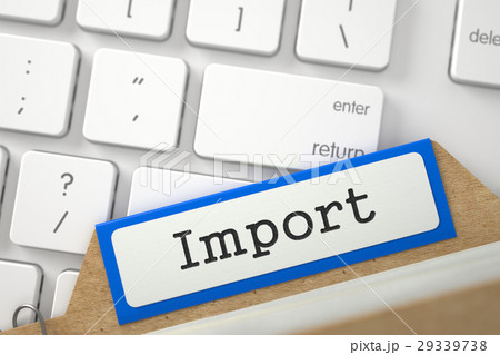 Folder Register with Inscription Import. 3d. 29339738