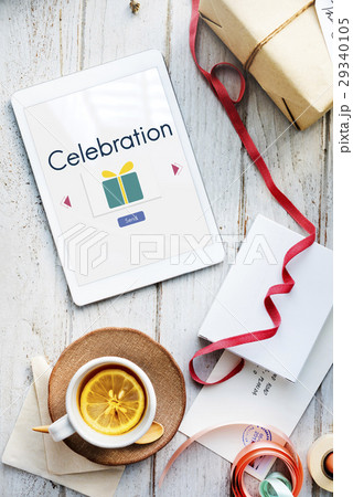 Anniversary Surpise Event Present Concept Anniversary Surpise Event Present Concept 29340105