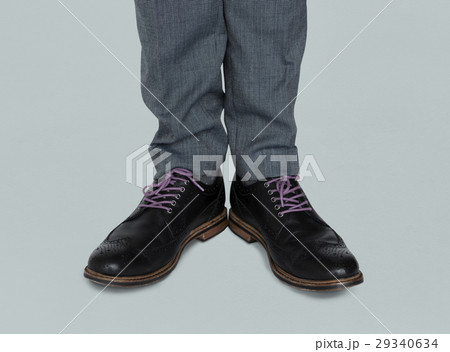 Blue Jeans Black Shoes 29340634
