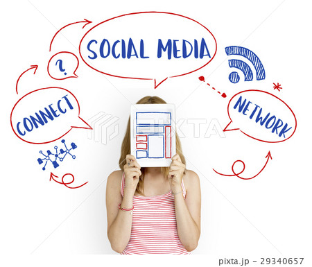 Internet Technology Social Media Concept 29340657