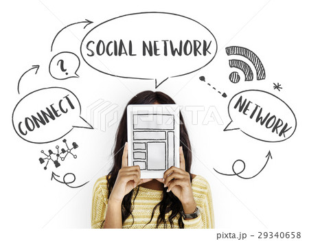 Internet Technology Social Media Concept 29340658
