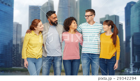 international group of happy smiling people 29342294