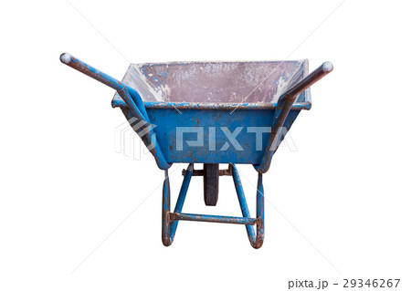 Old metal wheelbarrow. 29346267