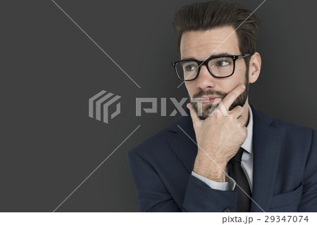 Business Attire Man Cool Posing Business Attire Man Cool Posing 29347074