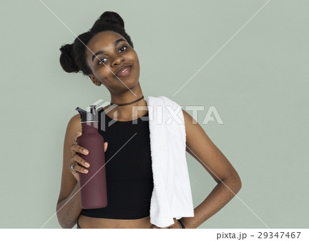 Young Women Hands Hold Water Bottle Studio Young Women Hands Hold Water Bottle Studio 29347467