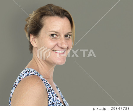 Caucasian Woman Casual Smiling 29347783