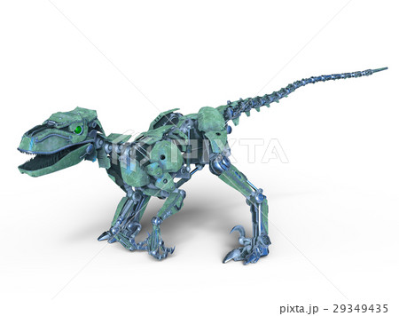 恐竜ロボットのイラスト素材