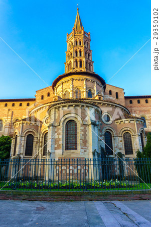 The bell tower of the Basilica of Saint Sernin 29350102