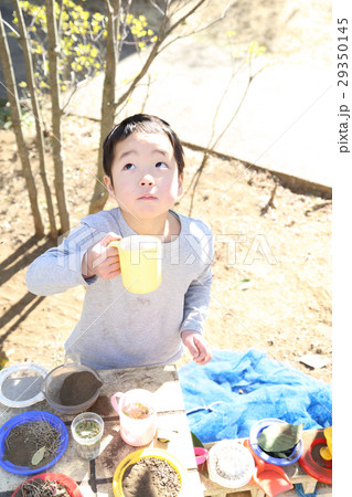 おままごとをする幼稚園児 29350145