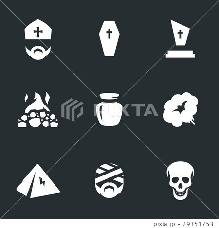 Vector Set of Funeral. Vector Set of Funeral. 29351753