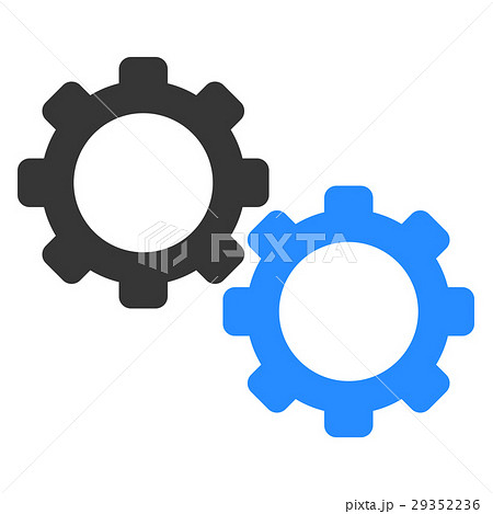 Gears Flat Icon 29352236