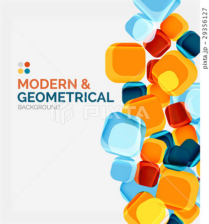 Color glossy squares with round angles Color glossy squares with round angles 29356127