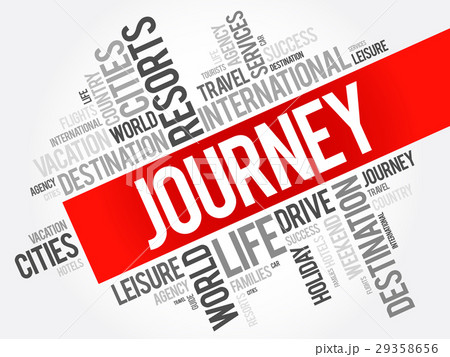 Journey word cloud collage 29358656