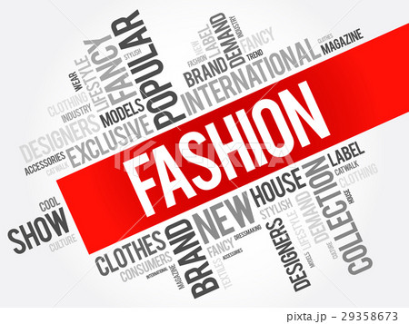 Fashion word cloud collage Fashion word cloud collage 29358673