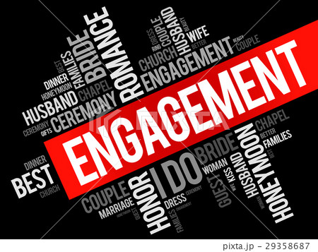 Engagement word cloud collage Engagement word cloud collage 29358687