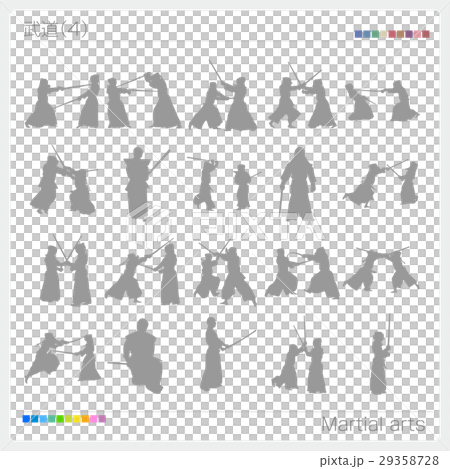 Budo sports silhouette (4) 29358728
