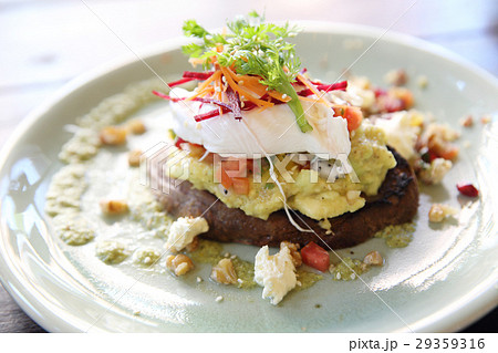 eggs benedict with asparagus sauce eggs benedict with asparagus sauce 29359316
