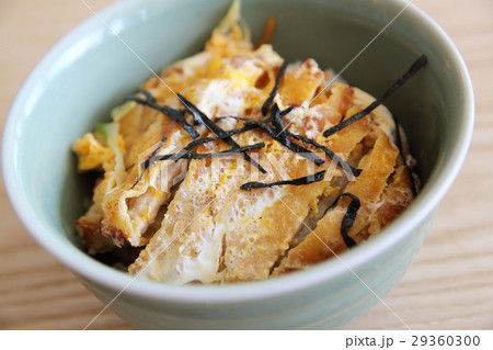 Japanese deep fried pork with egg on rice Katsudon Japanese deep fried pork with egg on rice Katsudon 29360300