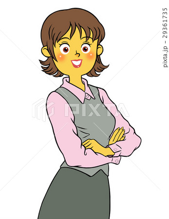 腕組みのオフィスレディー 29361735