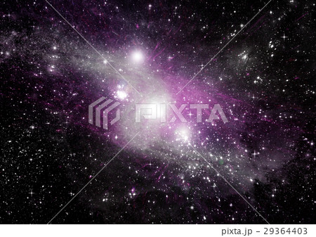 Stars, dust and gas nebula in a far galaxy 29364403