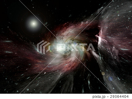 Stars, dust and gas nebula in a far galaxy 29364404