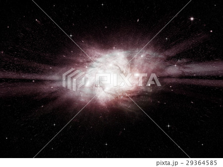 Stars, dust and gas nebula in a far galaxy Stars, dust and gas nebula in a far galaxy 29364585