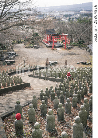 ありがた山のお地蔵様の写真素材