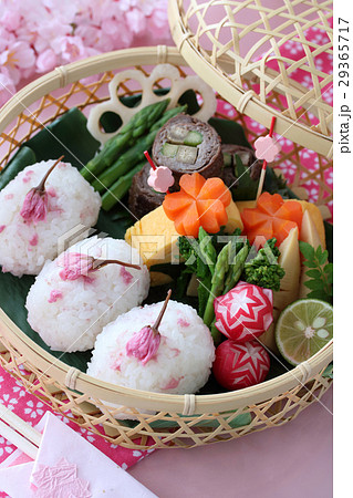 桜おにぎりのお花見弁当 桜おにぎりのお花見弁当 29365717