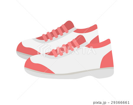 ランニングシューズのイラスト素材