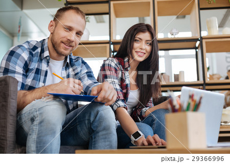 Joyful positive designers looking at you 29366996