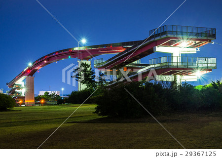 千葉県木更津市 中の島大橋（恋人の聖地） 夜景 29367125