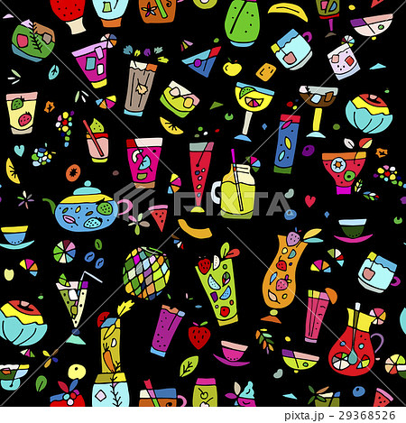 Cocktails collection, seamless pattern for your Cocktails collection, seamless pattern for your 29368526