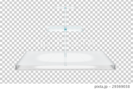 square of glass in three tiers stand 29369038