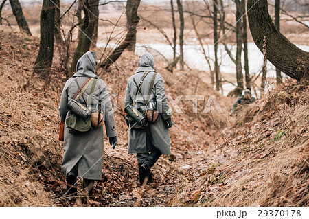 Unidentified Women Reenactors Dressed As German 29370178