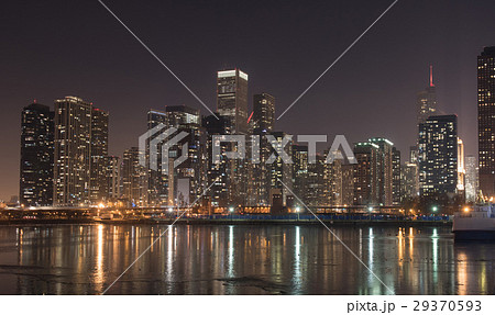 Water flashing light of multi-storey houses Water flashing light of multi-storey houses 29370593