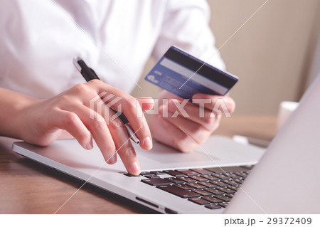 Credit card, Online shopping 29372409