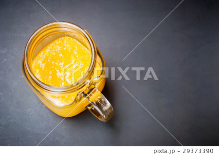 Fresh Fruit Mango Juice Smoothie Glass Jar Top Fresh Fruit Mango Juice Smoothie Glass Jar Top 29373390