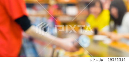 Okonomiyaki Bar Blurred for background Okonomiyaki Bar Blurred for background 29375515
