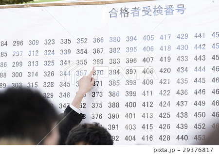 合格発表 29376817