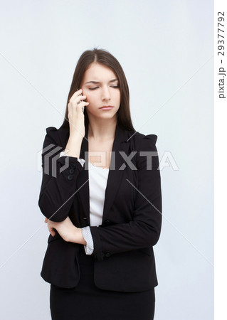 business people on grey background business people on grey background 29377792