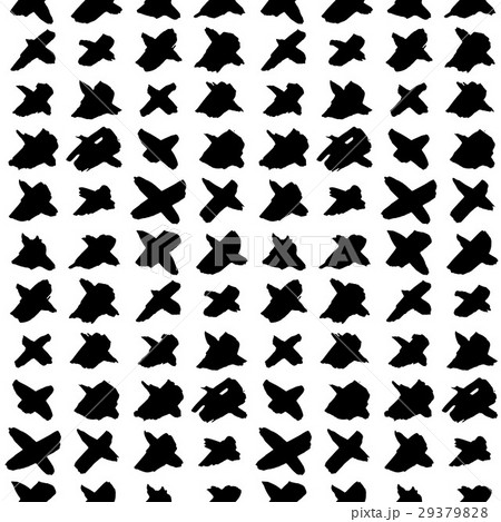 Cross Hand Drawn Seamless Pattern 29379828