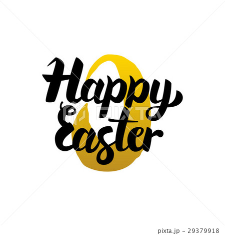 Happy Easter Handwritten Lettering Happy Easter Handwritten Lettering 29379918