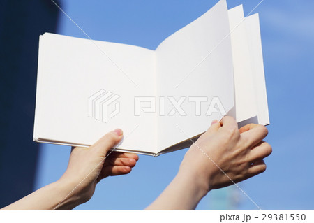ノートを広げている女性の手 ノートを広げている女性の手 29381550