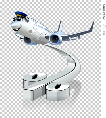 Vector Cartoon Airliner 29384669