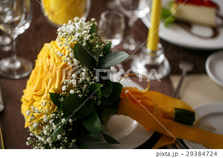 Colorful bridal bouquet. wedding day, bride 29384724