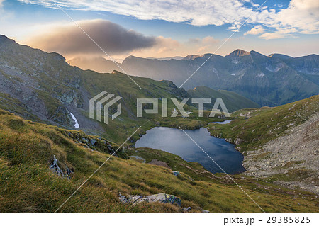 Capra lake. Fagaras Mountains,Romania Capra lake. Fagaras Mountains,Romania 29385825