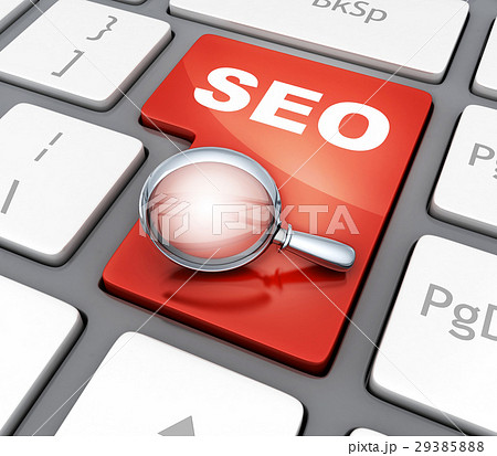 Red button seo and lens 29385888