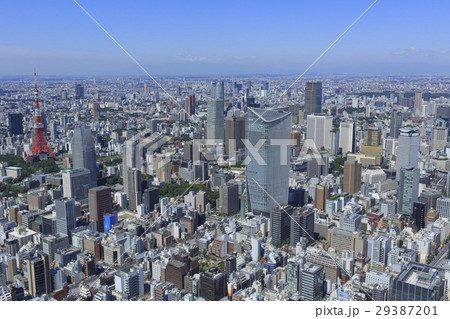 都市風景/虎ノ門ヒルズ上空、Aerial view 都市風景/虎ノ門ヒルズ上空、Aerial view 29387201